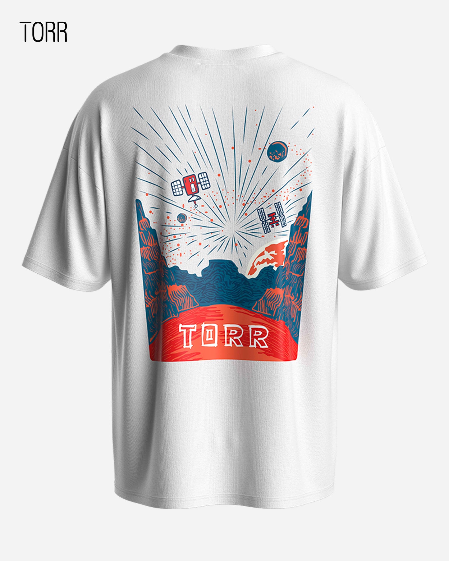Drop Shoulder T-shirt | White