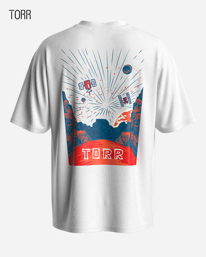 Drop Shoulder T-shirt | White