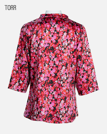 Women's Crop Top | Bright Rose AOP