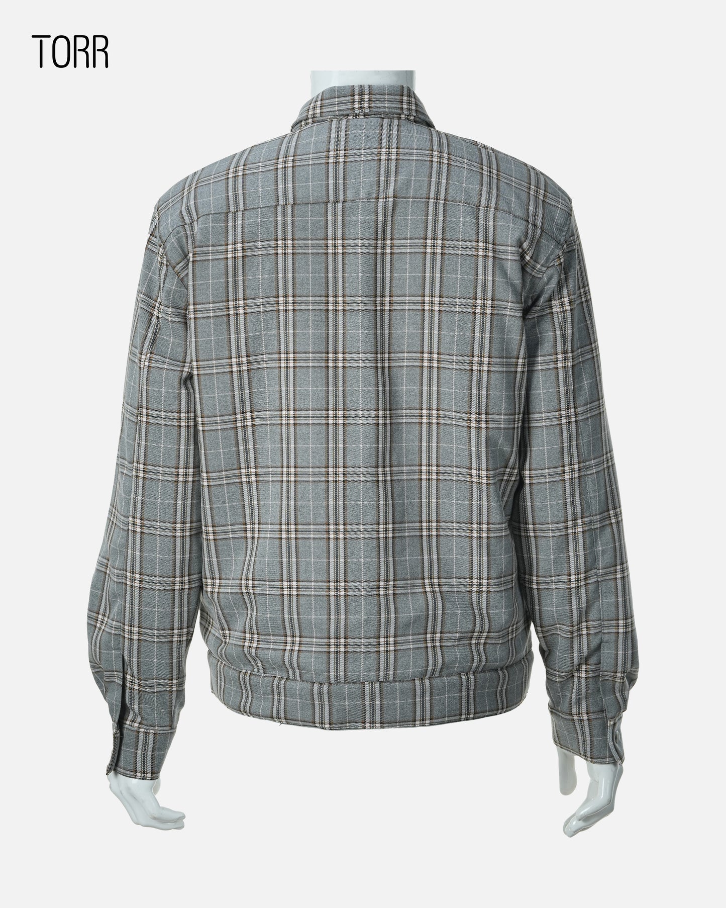 Men’s Shacket | Charcoal Gray Check