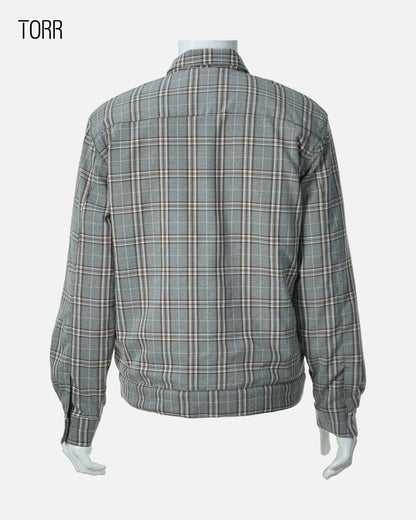 Men’s Shacket | Charcoal Gray Check