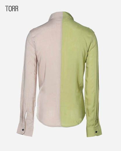 Women's Shirt | Beige/Green