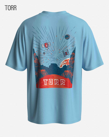 Drop Shoulder T-shirt | Sky Way