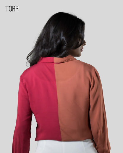 Women's Shirt | BROWN/ROSE