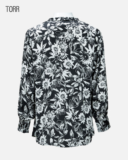 Women's Crop Top | Black Aop