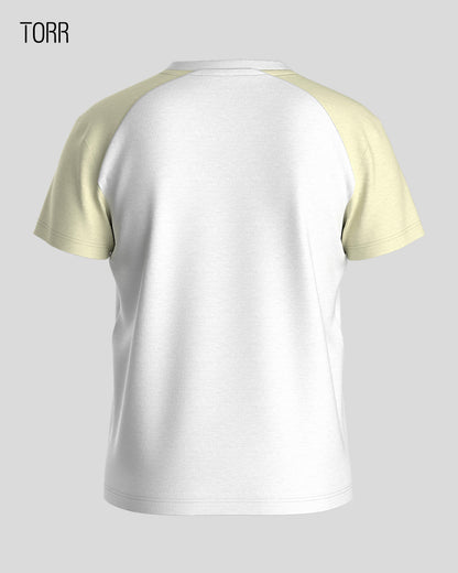 Boys T-shirt  | WHITE & LEMON GLOW