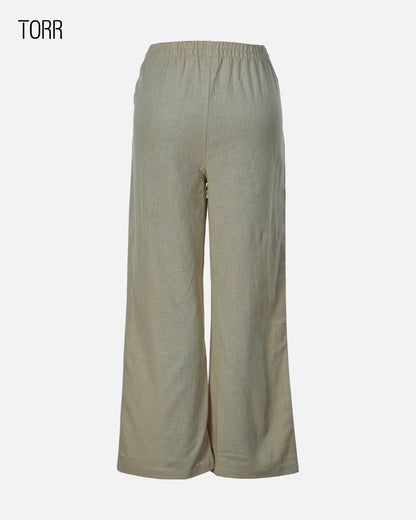 Women’s Wide Leg Pant | Beige