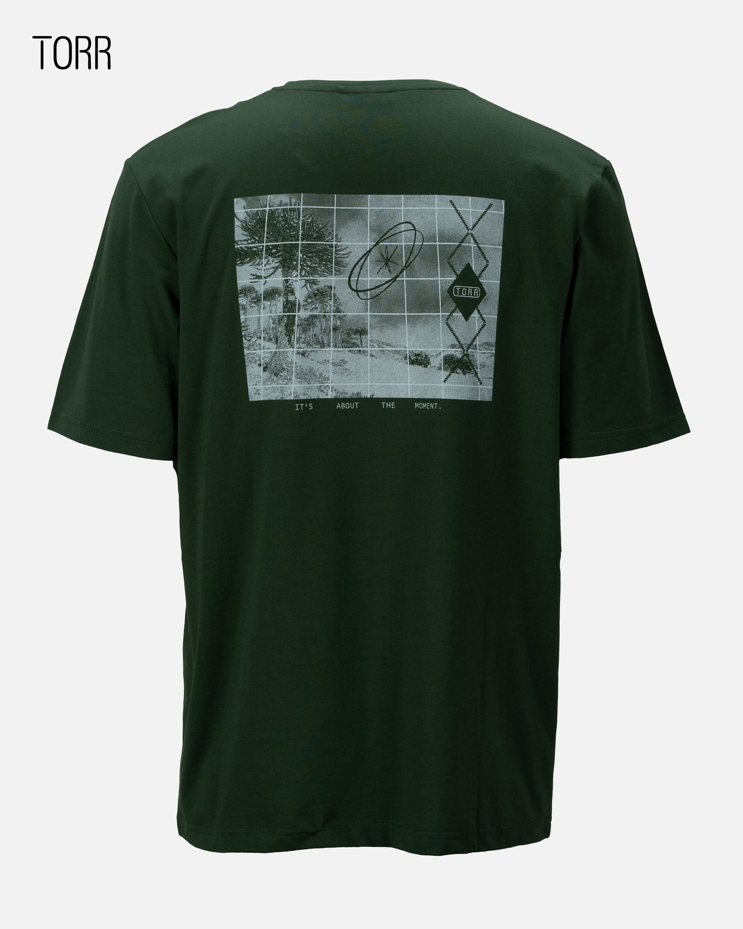 Drop Shoulder T-shirt | Olive