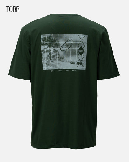 Drop Shoulder T-shirt | Olive
