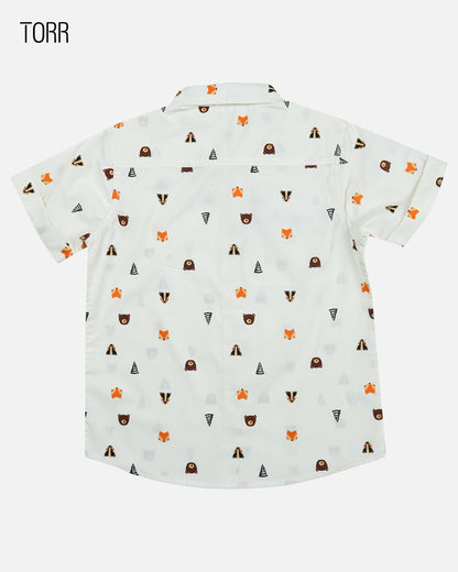 Boys Shirt  | Aop Woven Poplin