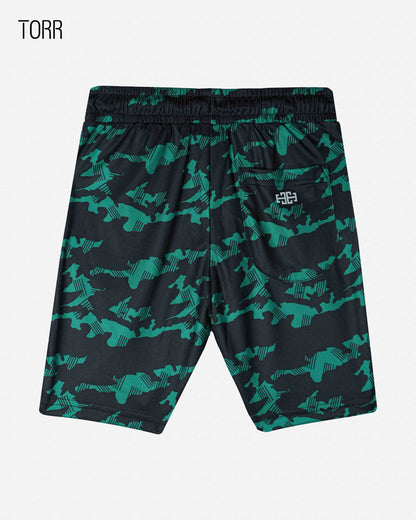 Boys Shorts | Green Camo