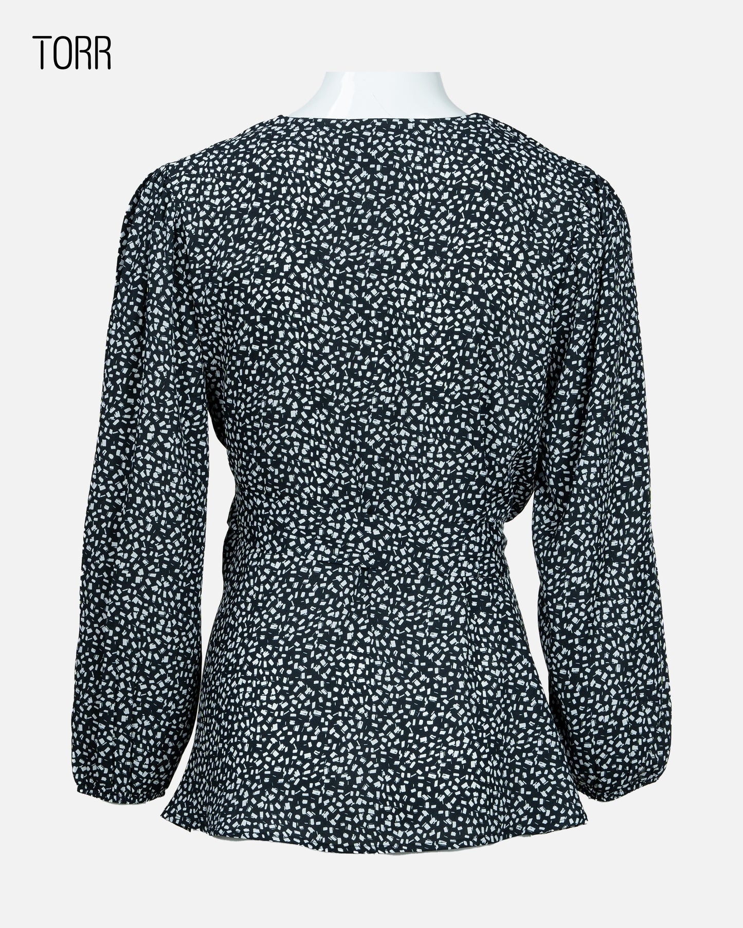 Women's Crop Top | Jet Black AOP