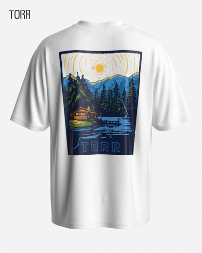 Drop Shoulder T-shirt | White