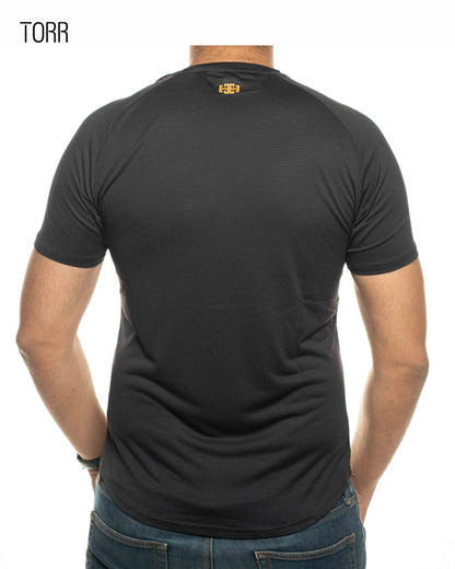 Men's Activewear T-shirt | Black Grey