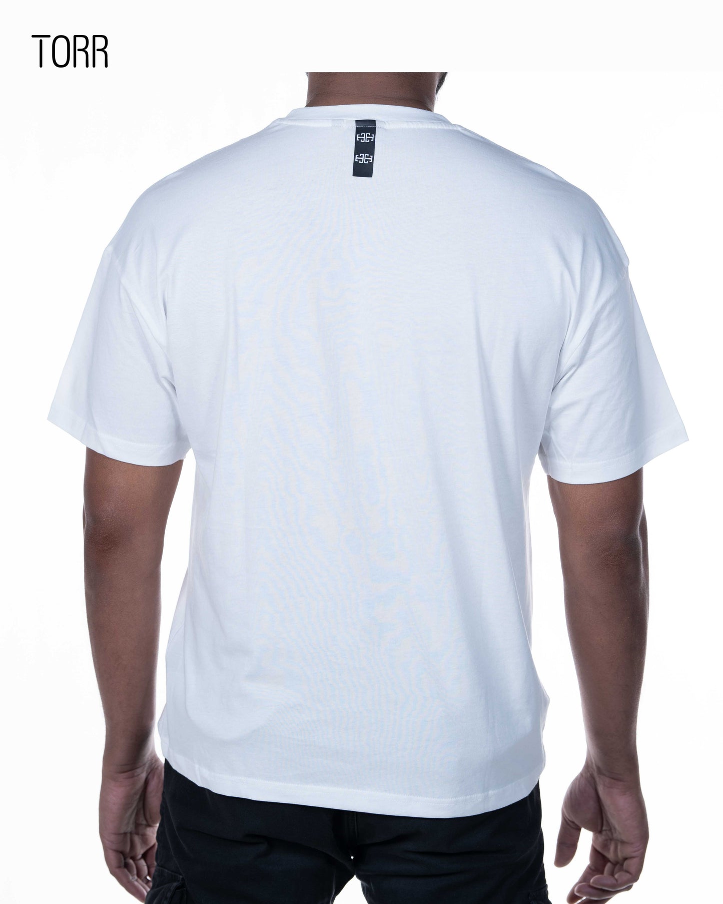 Drop Soulder T-shirt | White