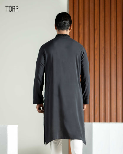 Men's Panjabi | Jet Black