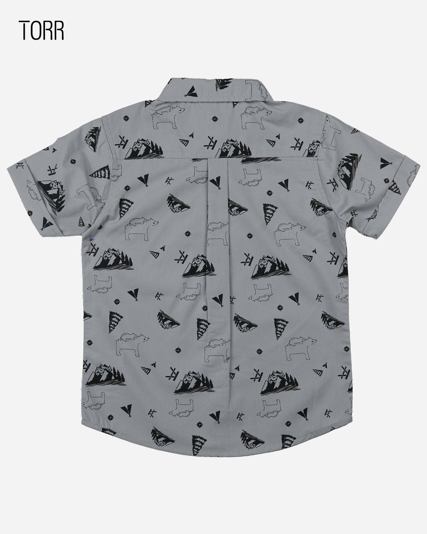 Boys Shirt  | Grey Aop