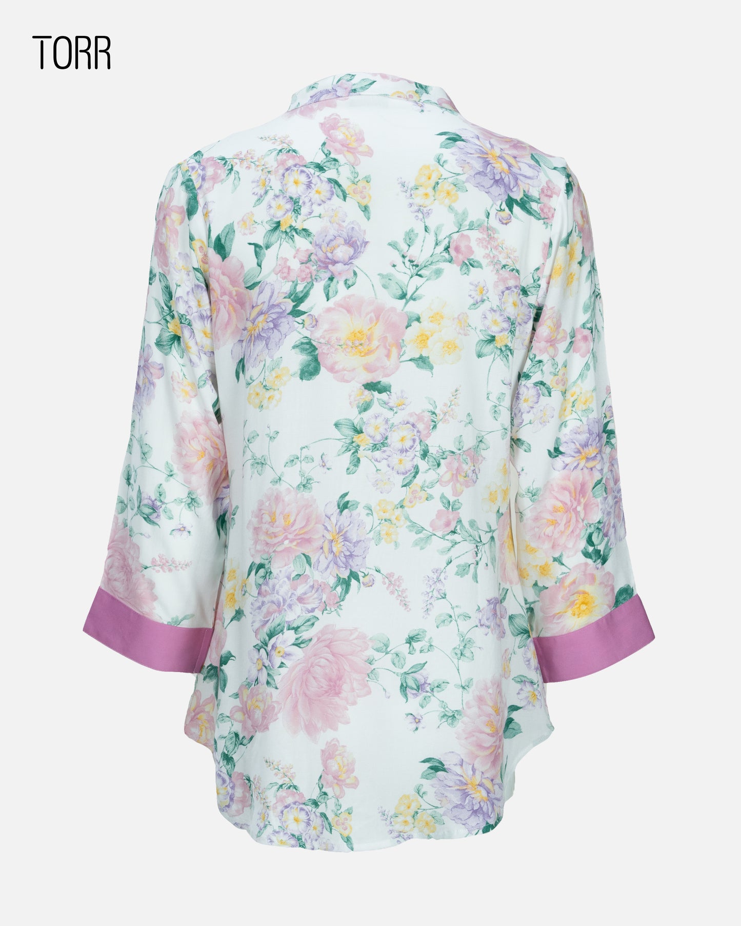 Women's Top | White Floral AOP