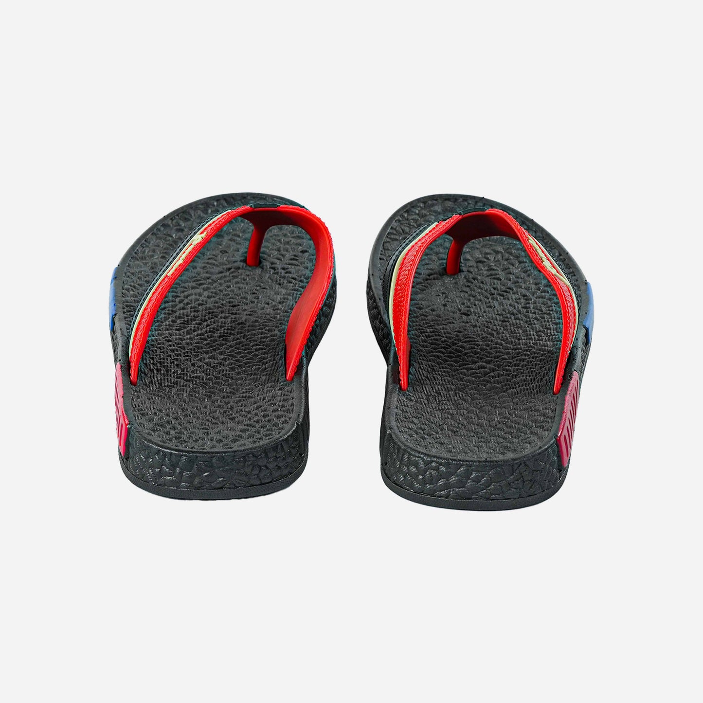 Panda Men's Slipper Sandal | Black Red