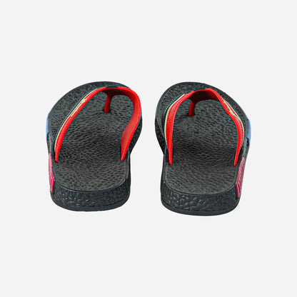 Panda Men's Slipper Sandal | Black Red