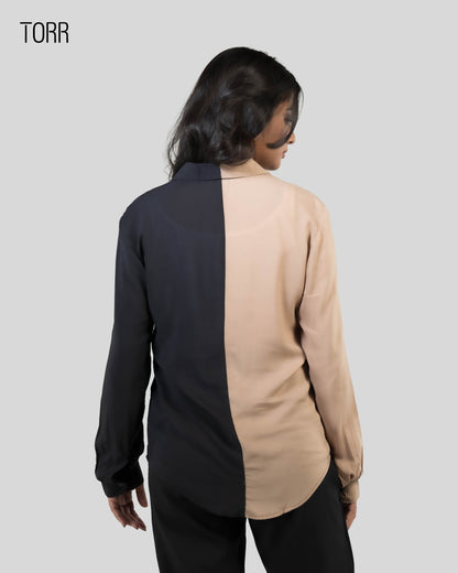 Women's Shirt | BLACK/BEIGE