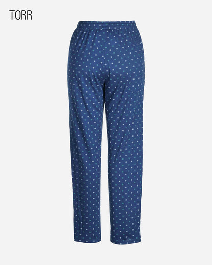 Womens Trouser | Navy Aop