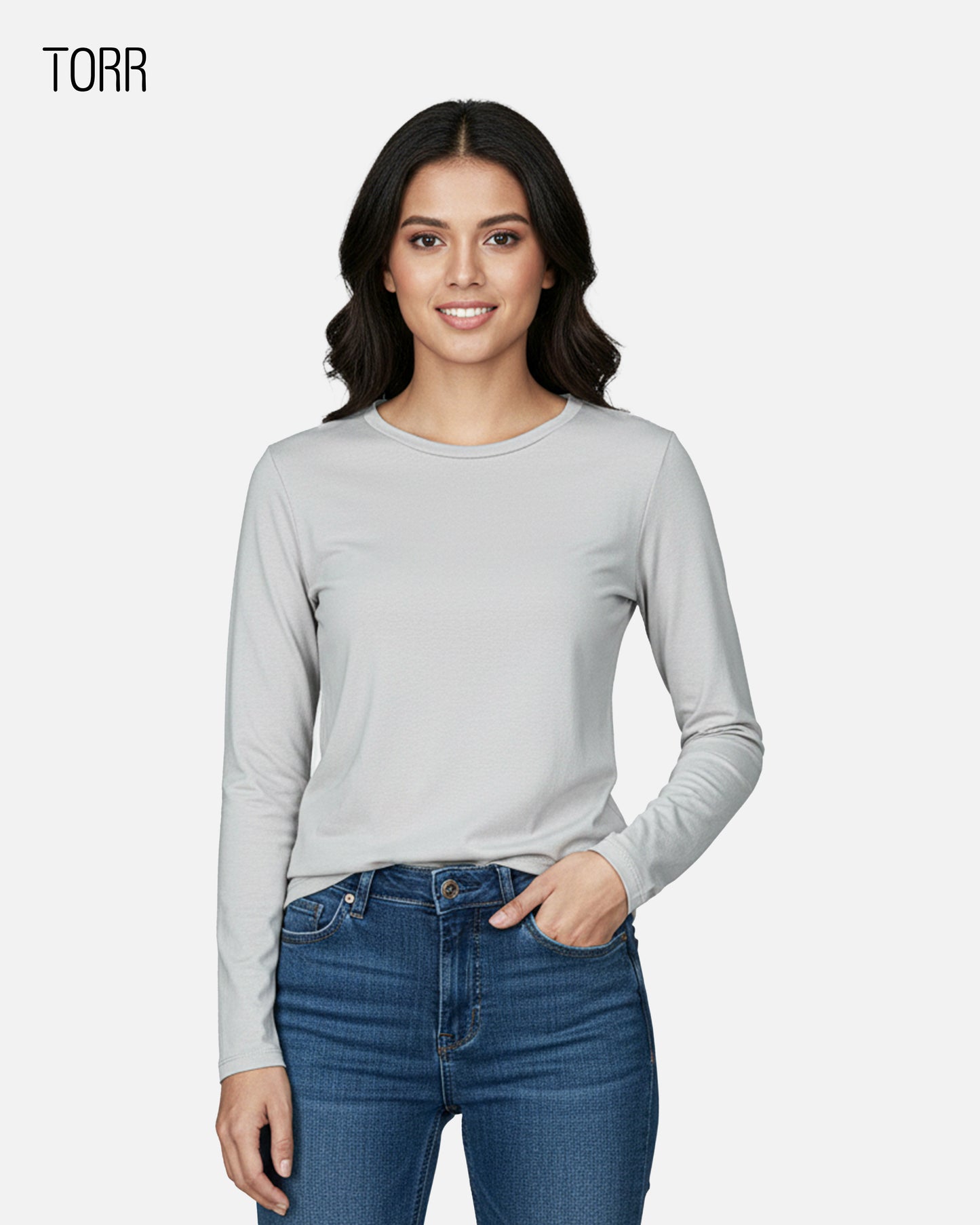 Women's L/S T-Shirt | Grey