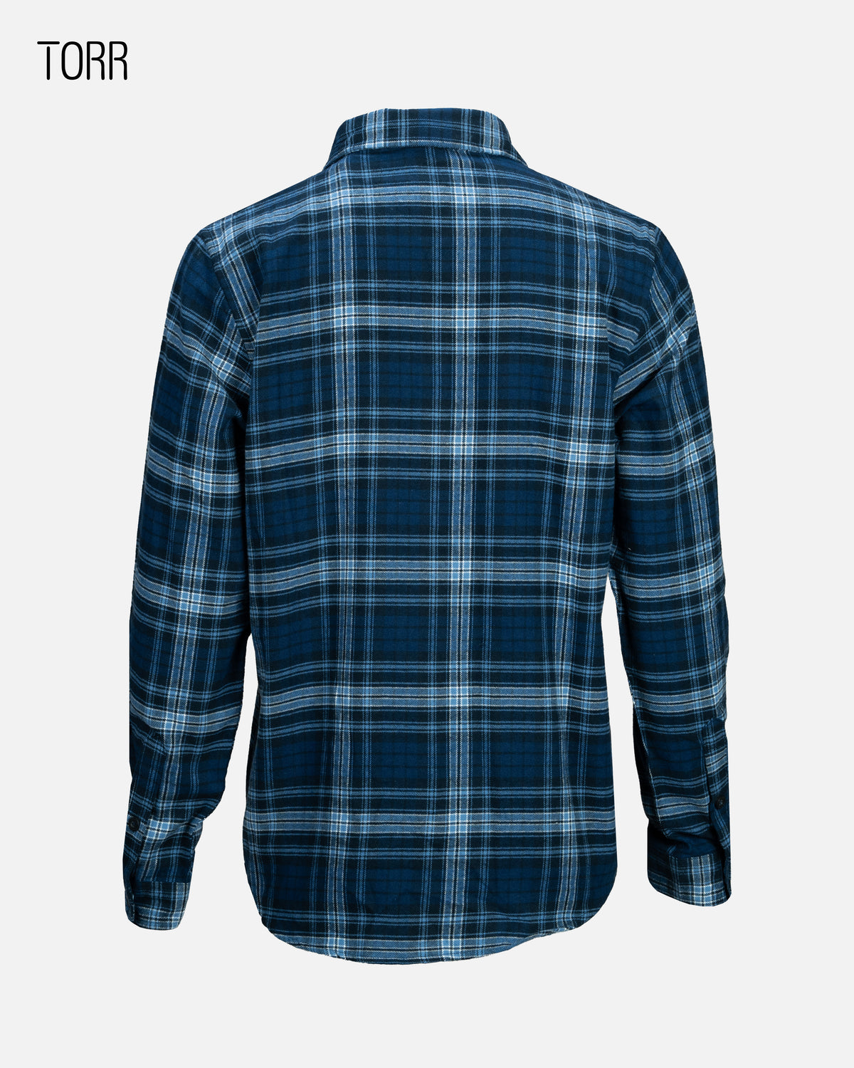 Mens L/S Casual Shirt | Navy Check
