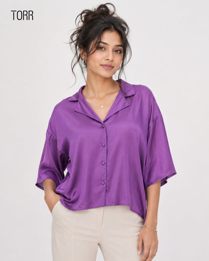 Women's Crop Top | Purple