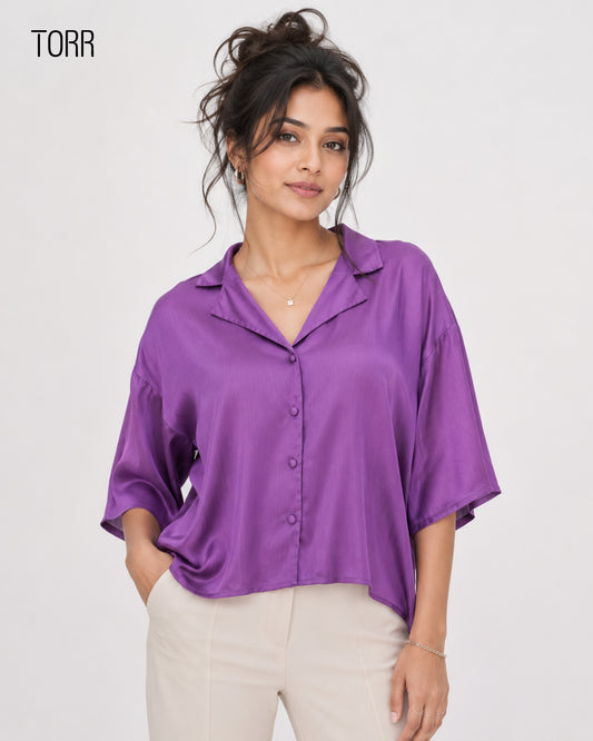 Women's Crop Top | Purple