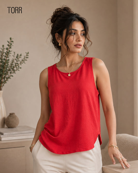 Women's Crop Top | True Red