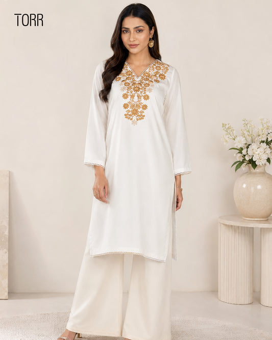 Ethnic Wear (01 Piece Kurti) | White