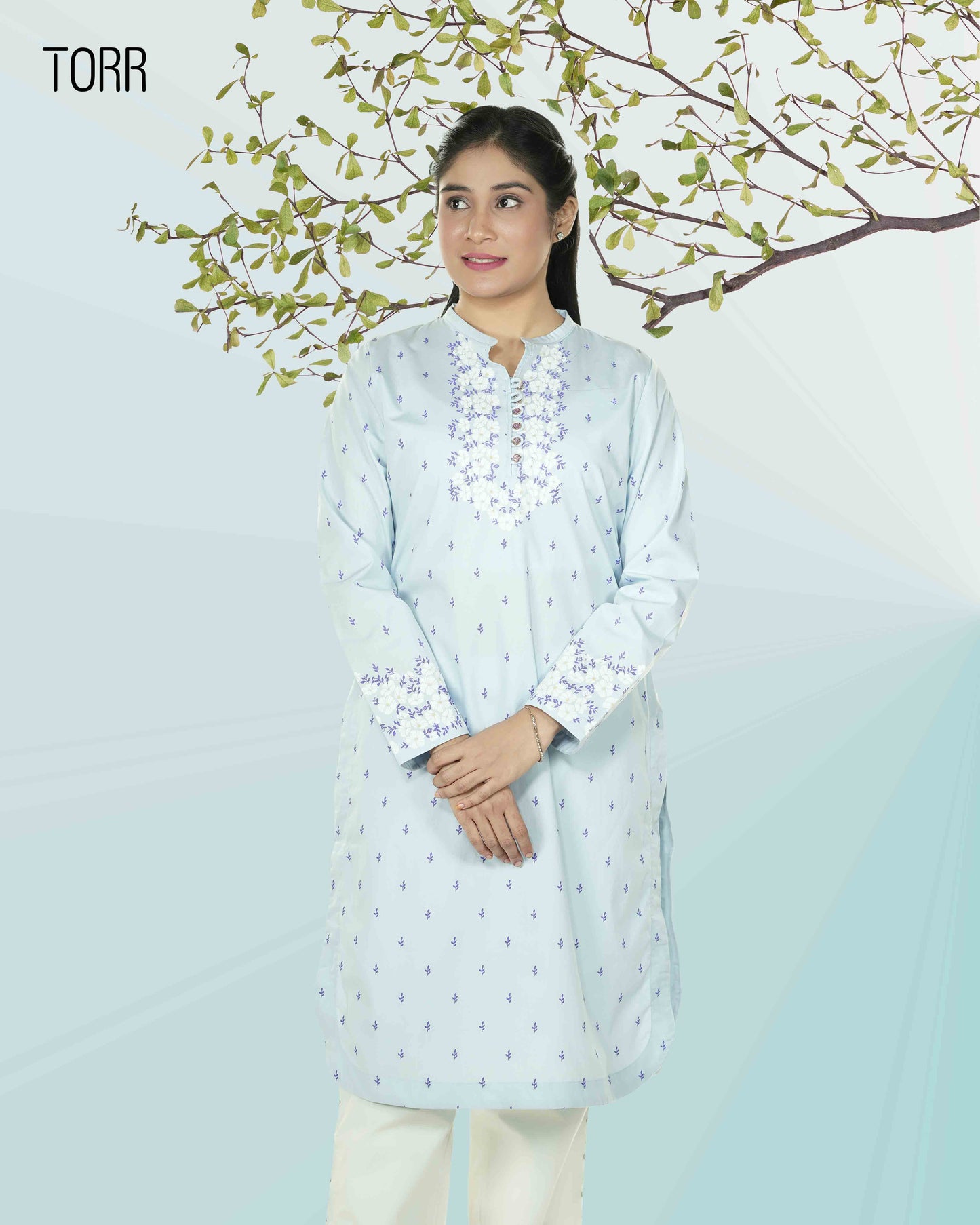 Ethnic Wear (01 Piece Kurti) | SKY BLUE