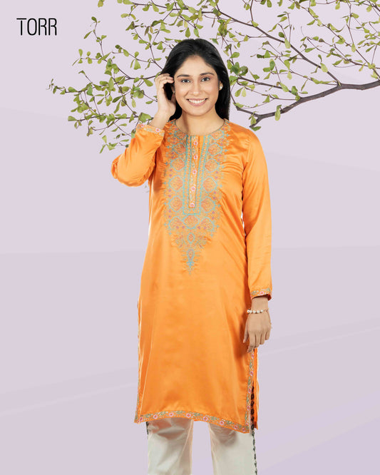 Ethnic Wear (01 Piece Kurti) | Tangerine