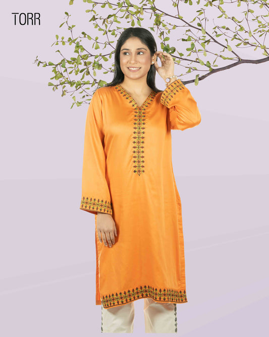 Ethnic Wear (01 Piece Kurti) | Tangerine