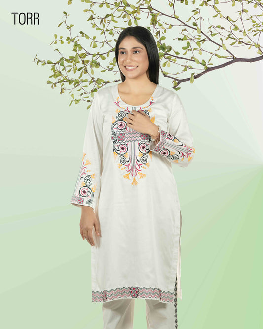 Ethnic Wear (01 Piece Kurti) | Off White