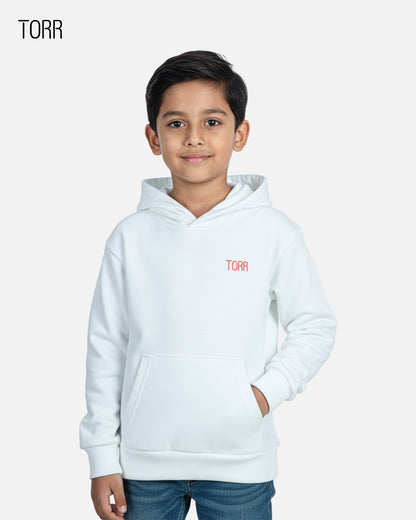 Boy's Hoodie | White