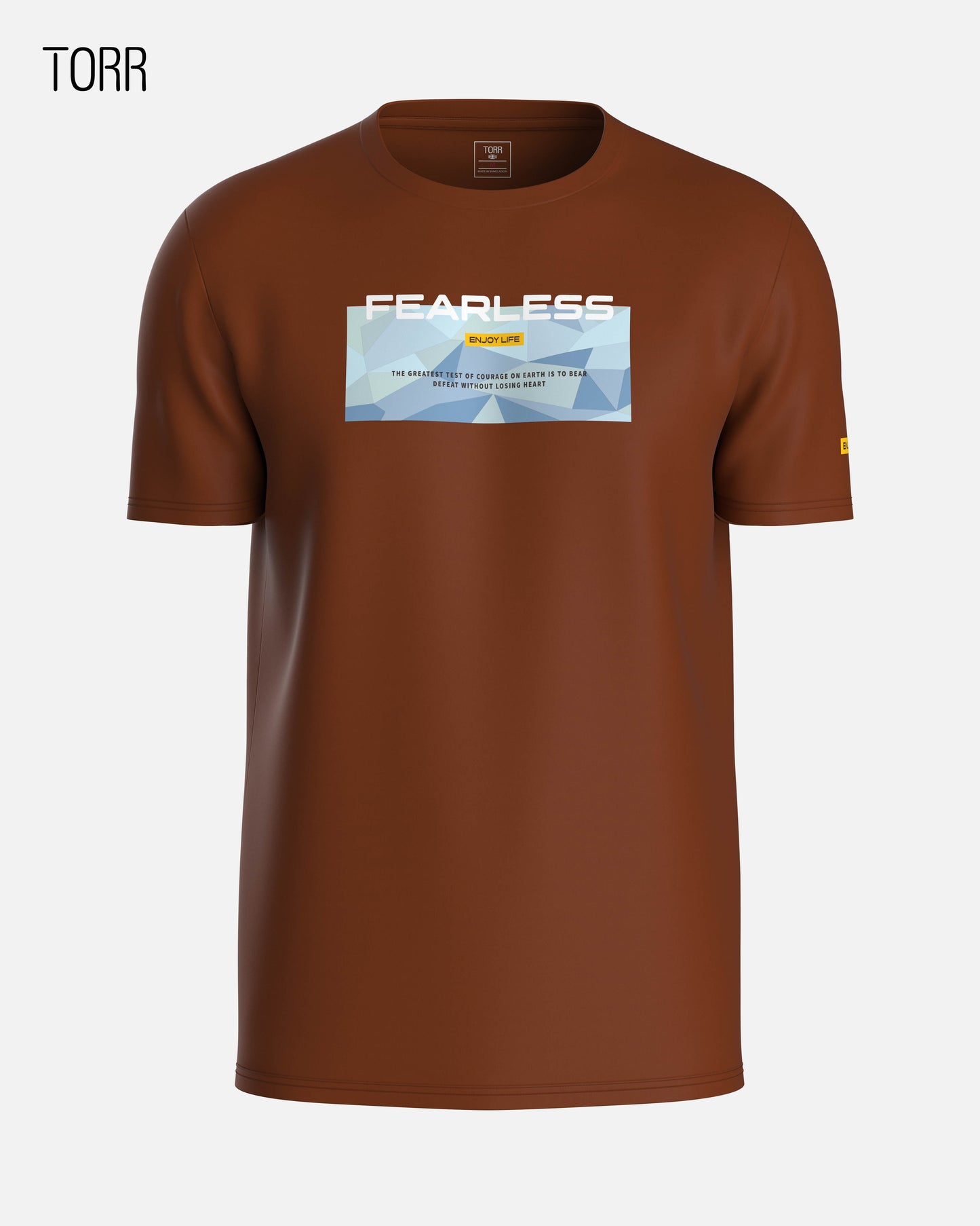 Men's Activewear T-shirt | Rust