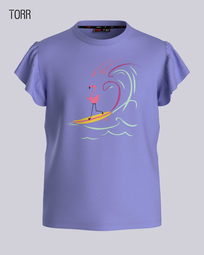 Girl's T-shirt  | Tanger Blue