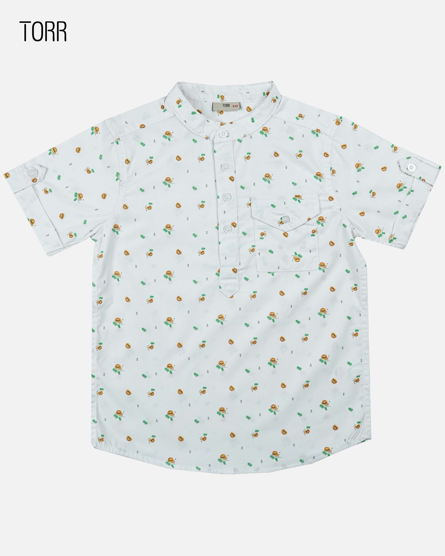 Boys Shirt  | Aop Woven Poplin