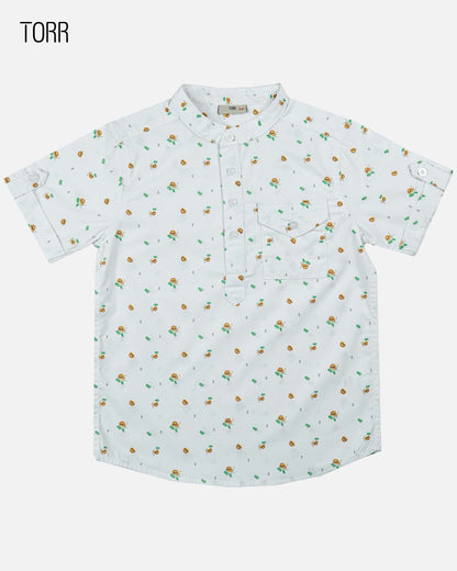 Boys Shirt  | Aop Woven Poplin