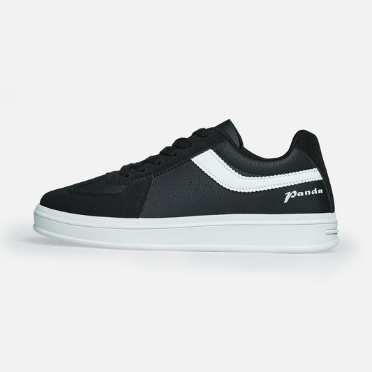 Panda Mens's Sneakers | Black/White