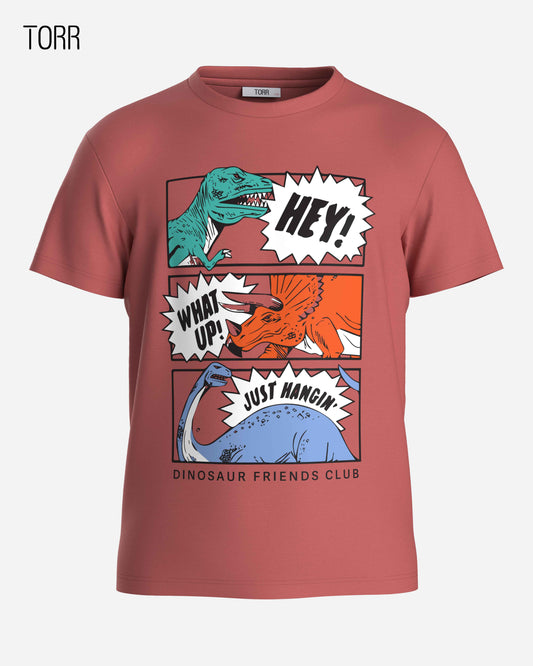 Boys T-shirt  | Cranberry