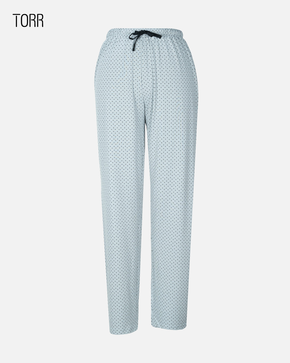 Womens Trouser | BLACK DOT AOP