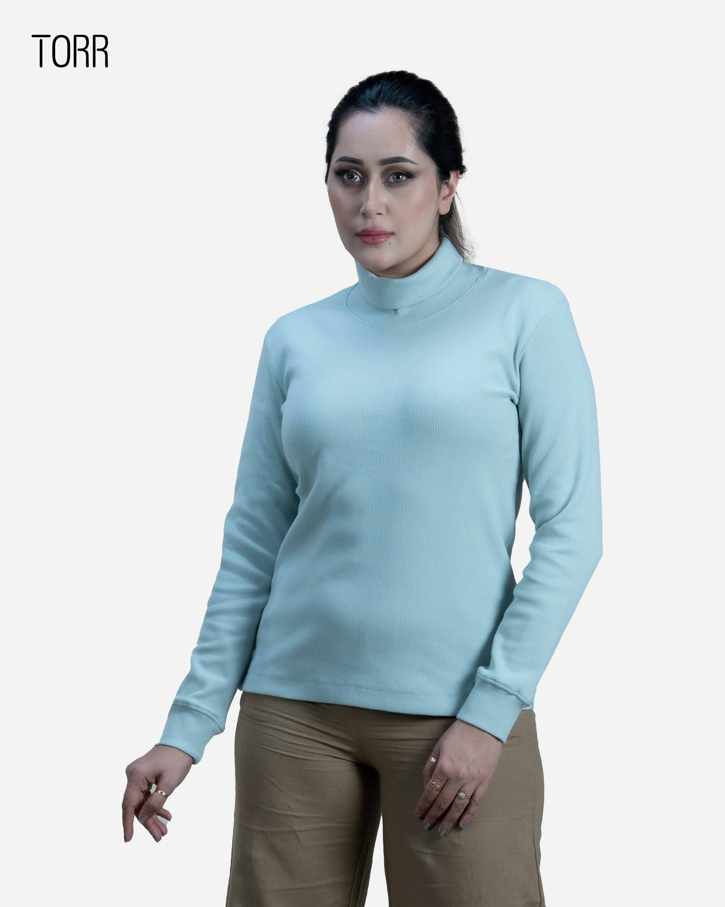 Women's Turtle Neck | Fleeting Green