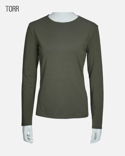 Women's L/S T-Shirt | Olive