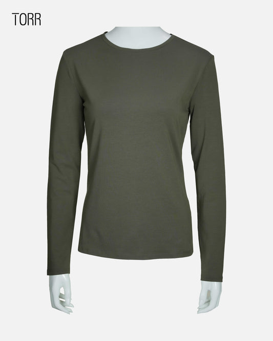 Women's L/S T-Shirt | Olive