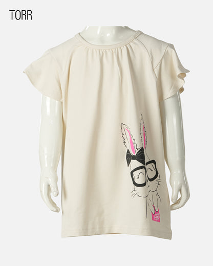 Girl's T-shirt  | Ivory