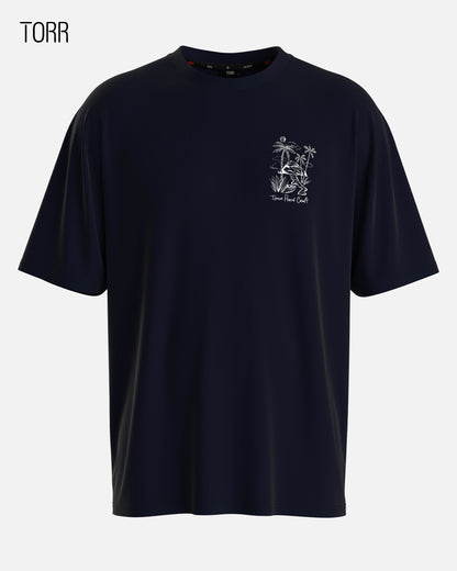 Drop Shoulder T-shirt | Night Sky