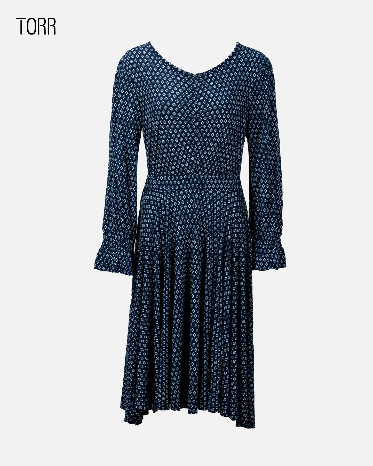 Women's Long Top | Blue Aop